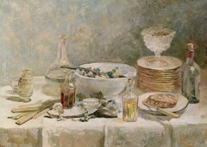 Stilleben med salat, ca. 1887-88